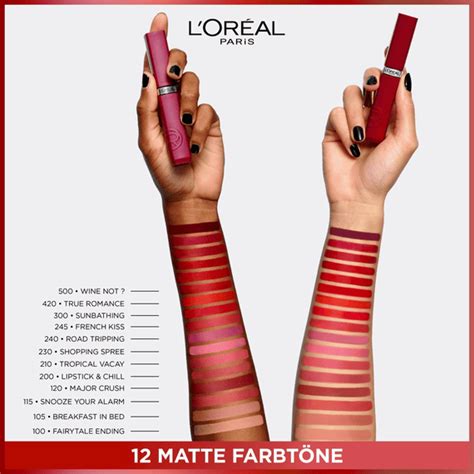 L'ORÉAL PARIS Lippenstift Matte Resistance .